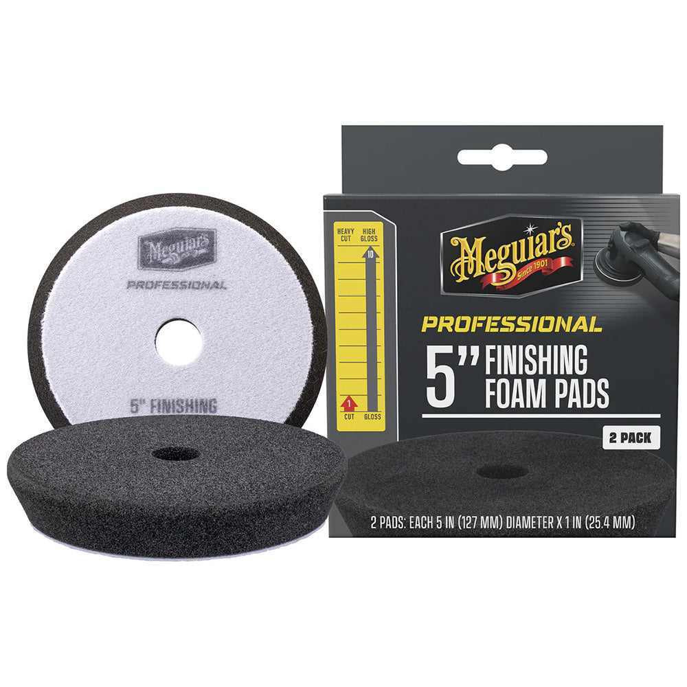 Meguiar’s Professional 5″ Finishing Foam Pads *2-Pack [M5FFP2]