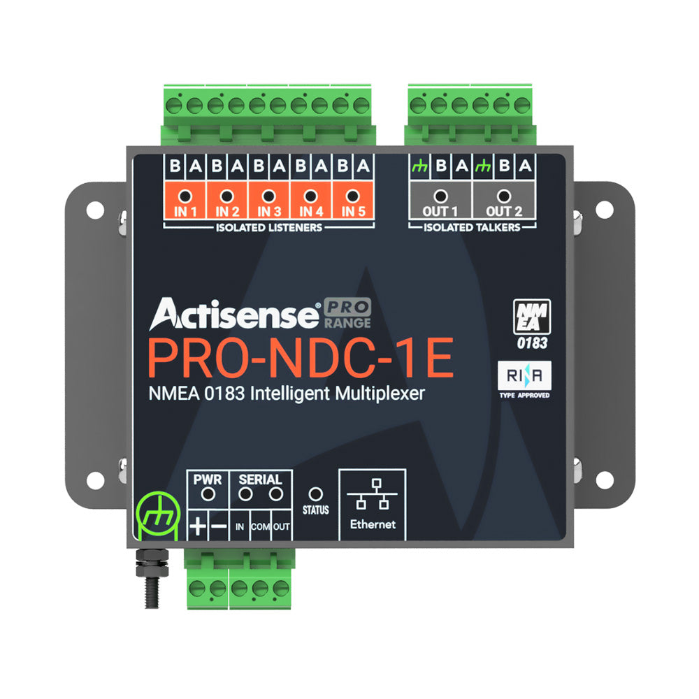 Actisense PRO NMEA 0183 Multiplexer – 5 Inputs  2 ISO-Drive Outputs, Ethernet  Serial Connections [PRO-NDC-1E]