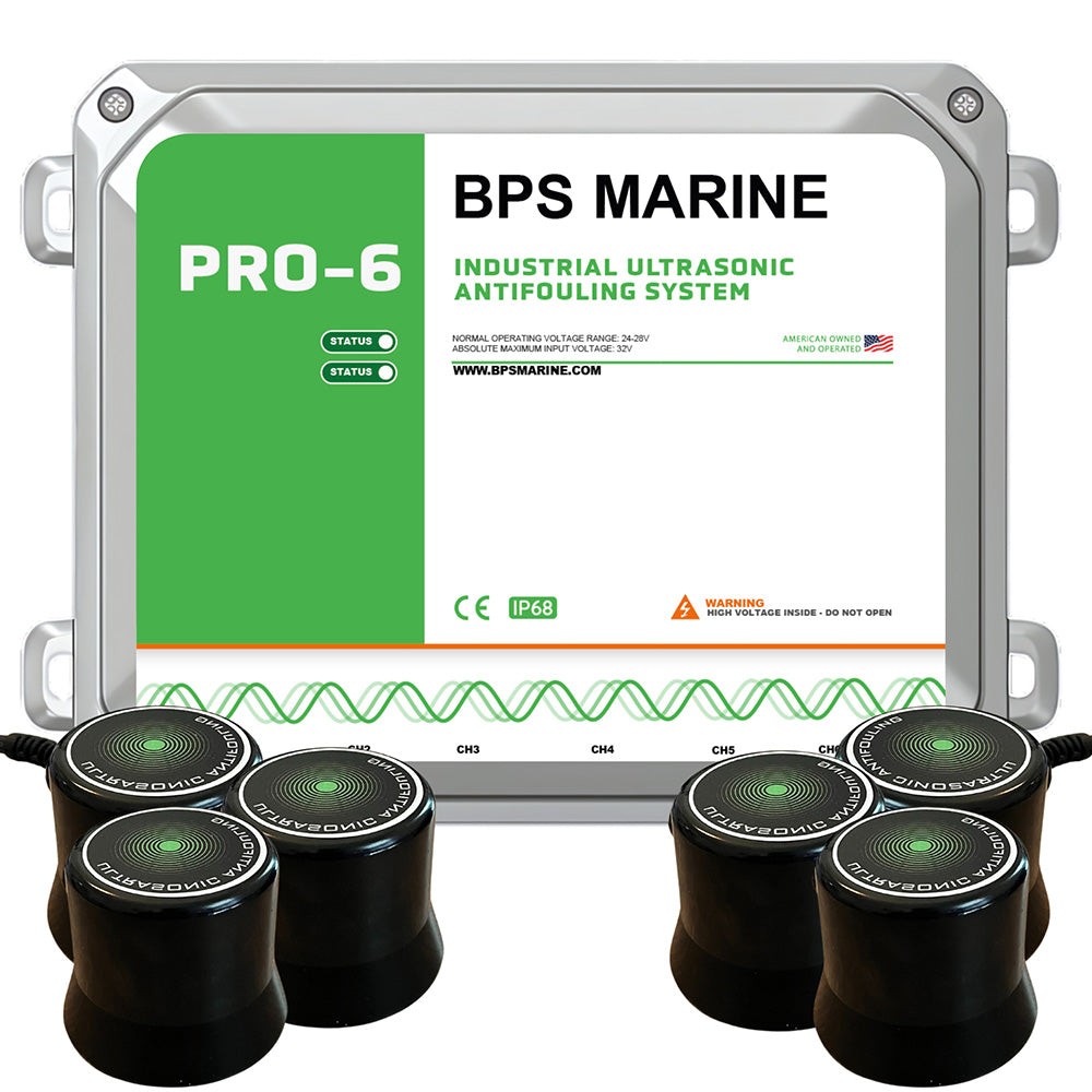 BPS Marine PRO-6 6-Transducer Ultrasonic Antifouling System – 24VDC [24V-PRO-6]