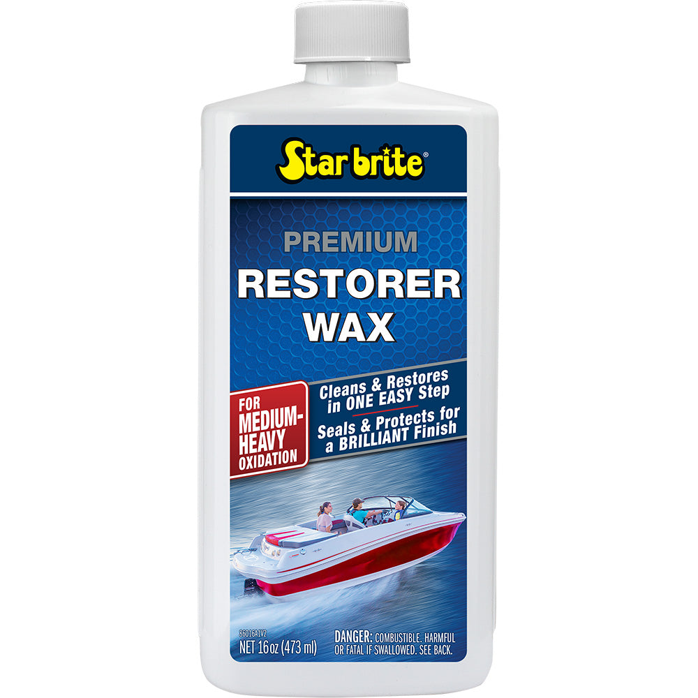 Star Brite Premium Restorer Wax f/Medium to Heavy Oxidation – 16 oz [86016]