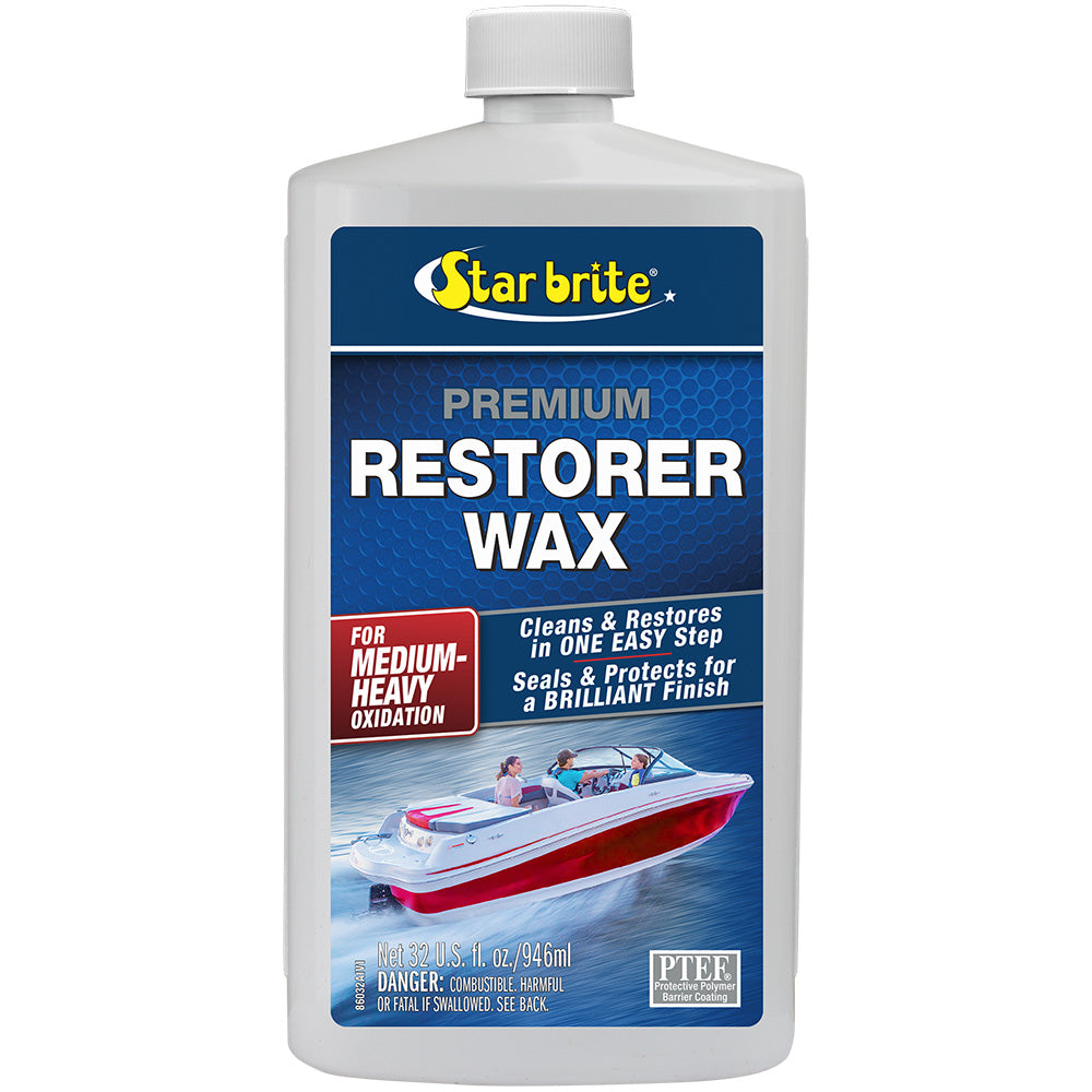 Star Brite Premium Restorer Wax f/Medium to Heavy Oxidation – 32 oz [86032]