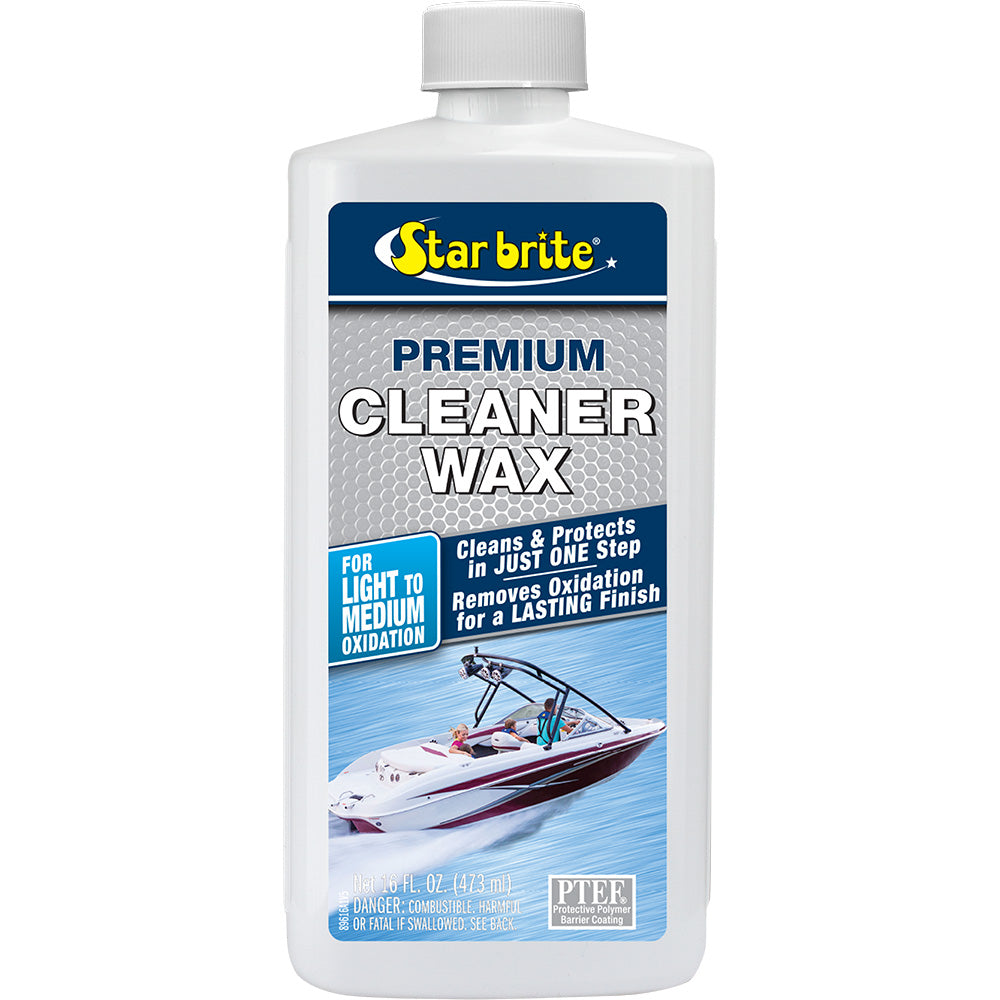 Star brite Premium Cleaner Wax – One-Step – 16 oz [89616]