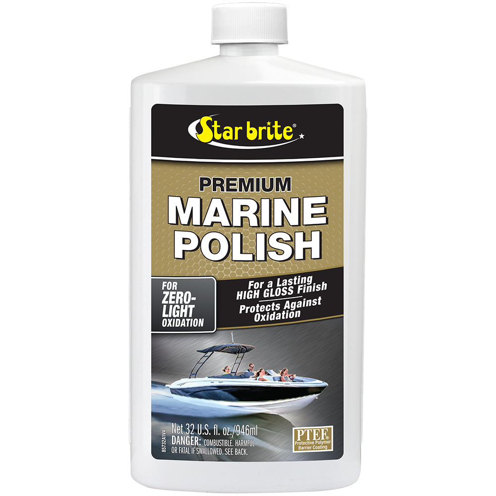Star brite Premium Marine Polish – UV Protection  High Gloss Finish – 32 oz [85732]