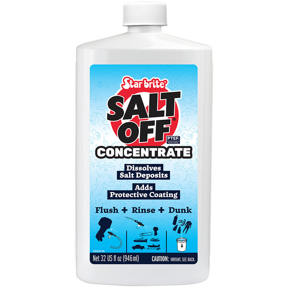 Star brite Salt Off – Concentrate- Salt Remover Wash  Engine Flush – 32 oz [93932]