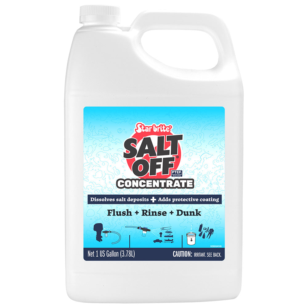 Star brite Salt Off – Concentrate- Salt Remover Wash  Engine Flush – 1 Gallon [93900]