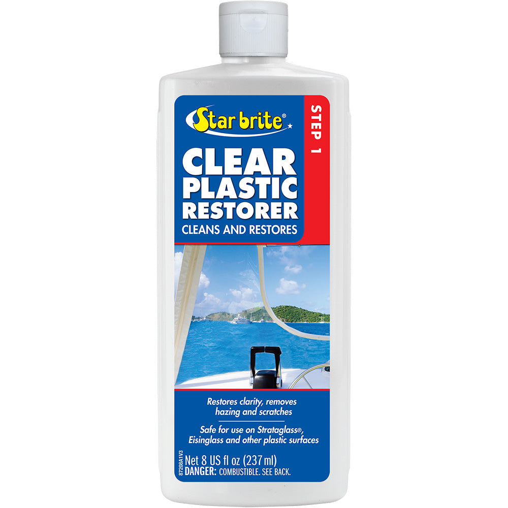 Star brite Clear Plastic Restorer – Step 1 – 8 oz [87208]