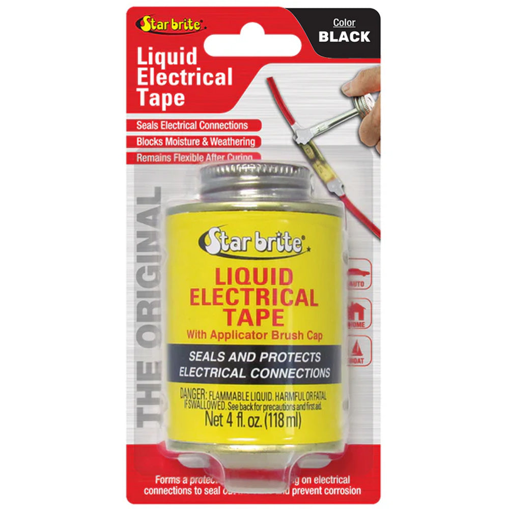 Star brite Liquid Electrical Tape – Black – 4 oz [84104]