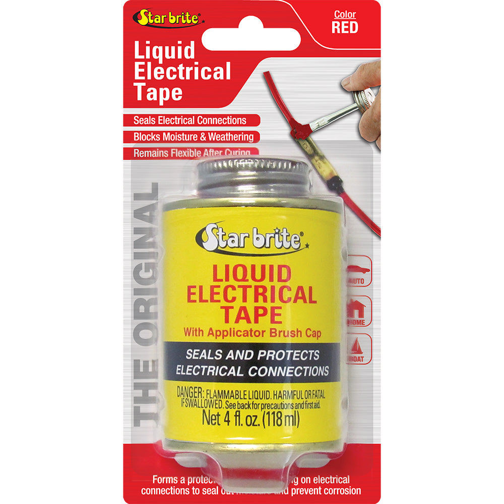 Star brite Liquid Electrical Tape – Red – 4 oz [84105]
