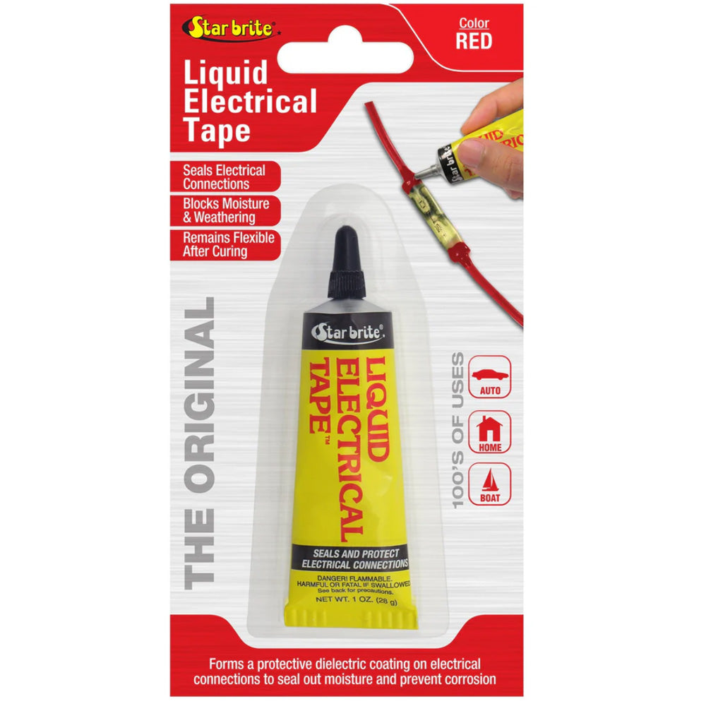 Star brite Liquid Electrical Tape – Red – 1 oz [84155]