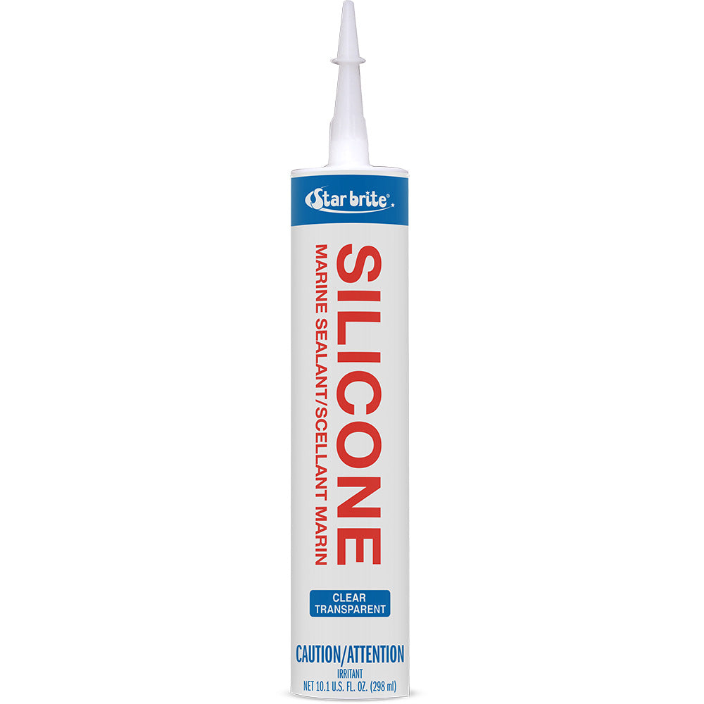 Star brite Marine Silicone Sealant – Clear – 10.3 oz [82122]