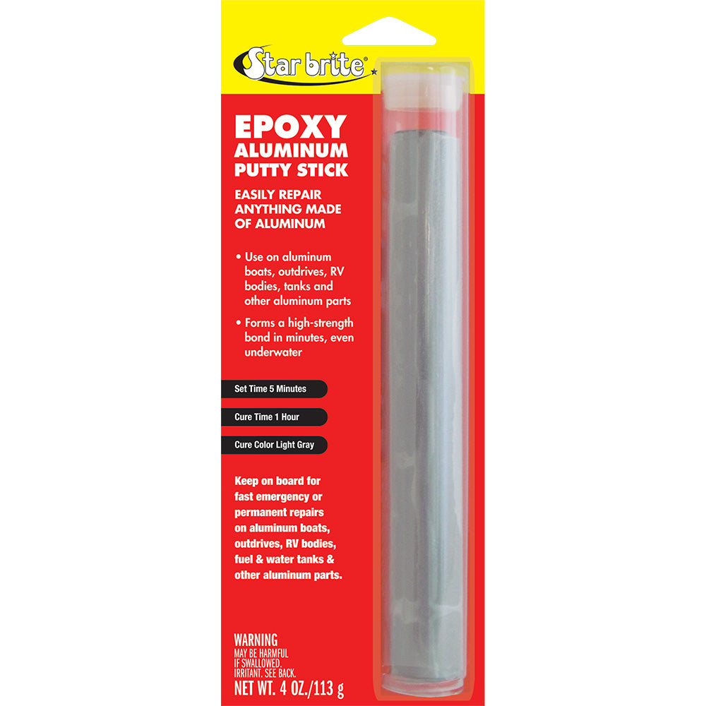 Star brite Epoxy Aluminum Putty Stick – 4 oz [87004]