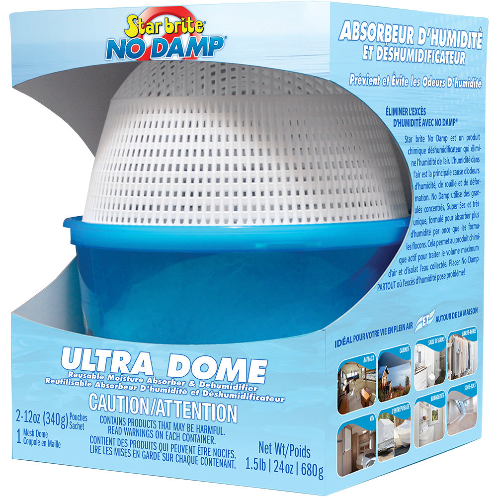 Star brite No Damp Ultra Dome Absorber  Dehumidifier – 24 oz [85460]