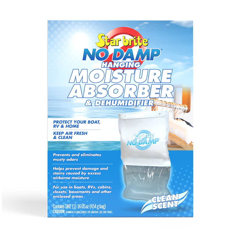 Star brite No Damp Moisture Absorber  Dehumidifier Hanging Bag – 16 oz [85470]