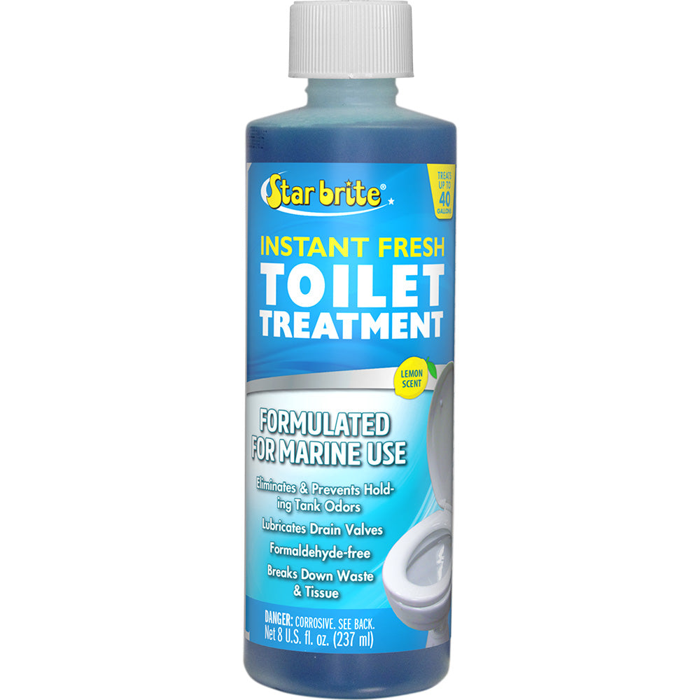 Star brite Instant Fresh Toilet Treatment – Lemon Scent – 8 oz *6 Pack [71761]