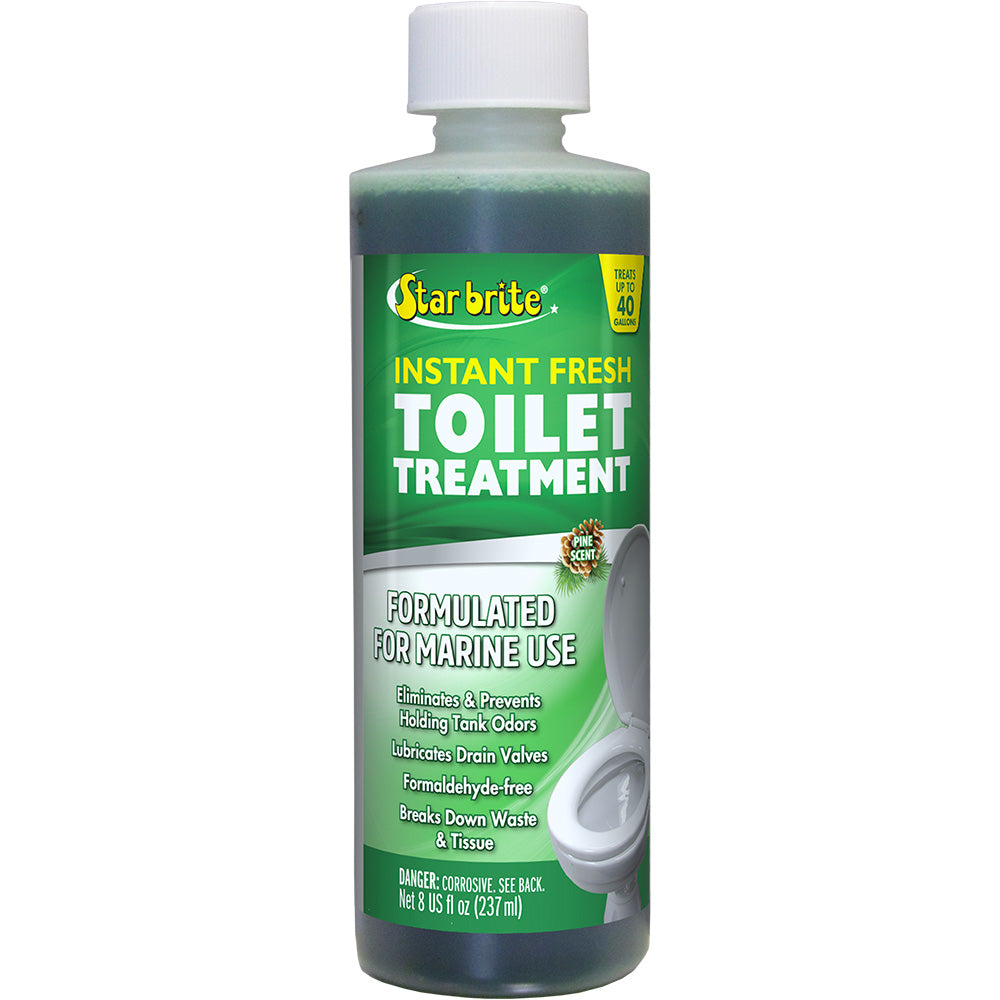 Star brite Instant Fresh Toilet Treatment – Pine Scent – Biodegradable Formula – 8 oz *6 Pack [71763]