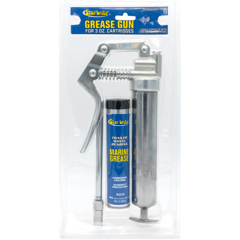 Star brite Pistol Grease Gun w/Marine-Grade Cartridge – 3 oz [28703]