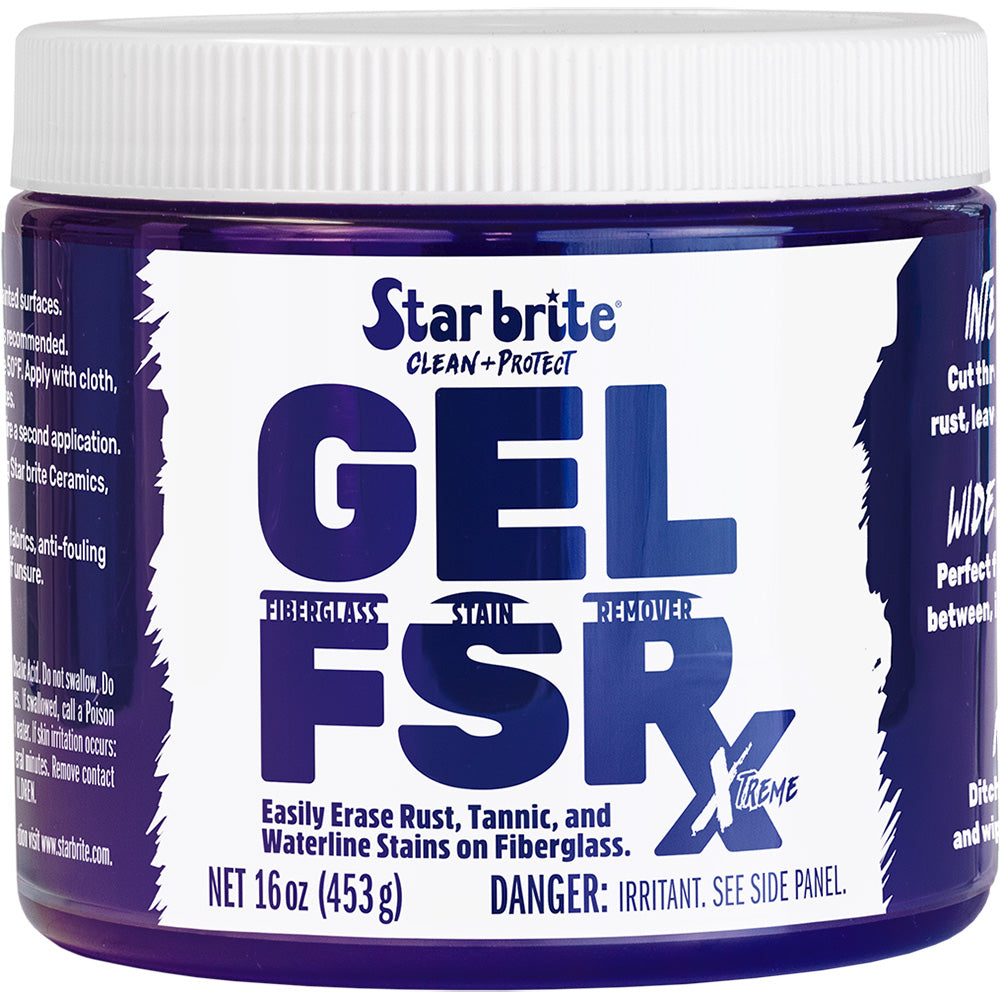 Star brite GEL FSR Xtreme Fiberglass Stain Remover – 16 oz [205216]