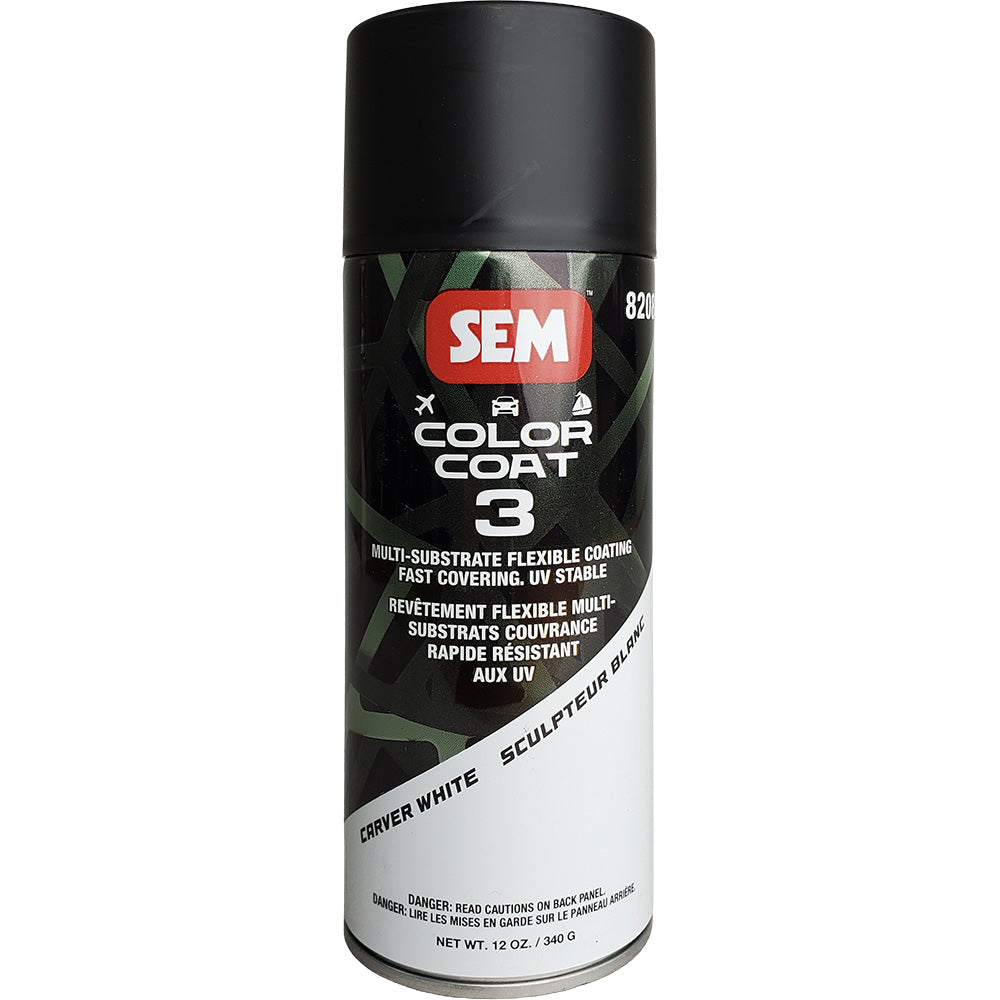 SEM Color Coat 3 – Carver White – 12 oz [82083]