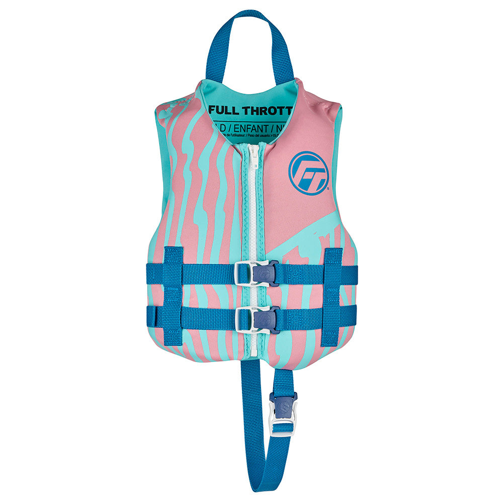 Full Throttle Child Rapid Dry Life Jacket – Pink [142100-105-001-26]
