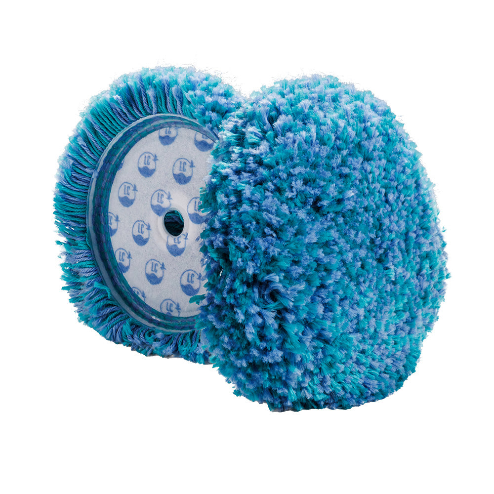 Lake Country Marine Blue/Teal Medium Cut Wool Pad – 7.5″ x 1.5″ [ML-925-LC]
