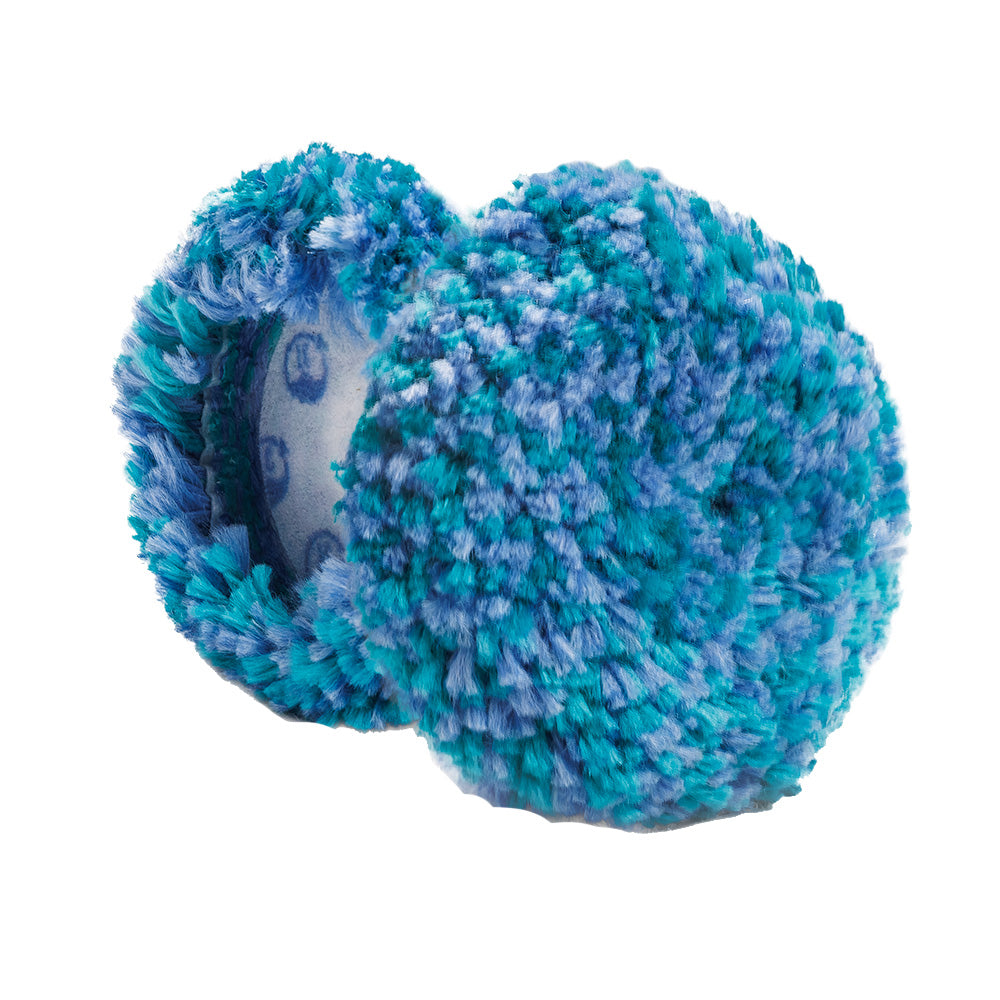 Lake Country Marine Blue/Teal Medium Cut Wool Pad – 3″ x .75″ [ML-093C-LC]
