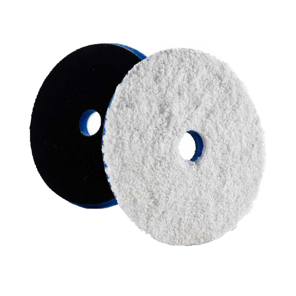 Lake Country HDO Heavy Cutting Microfiber Pad 5.5″ – Blue Foam w/White Microfiber [HDO-550F-LC]