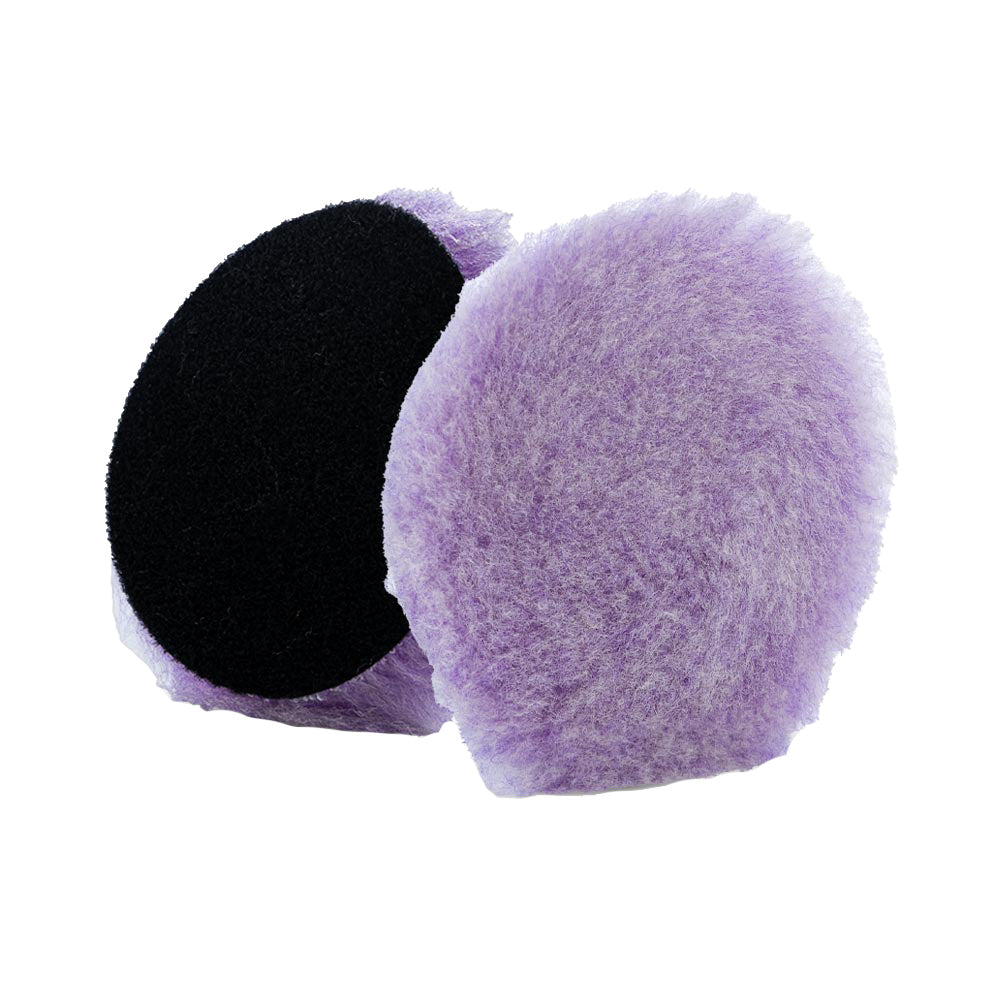 Lake Country Purple Foamed Wool Buffing/Polishing Pad 3.5″ x .75″ [58-3235-1-LC]