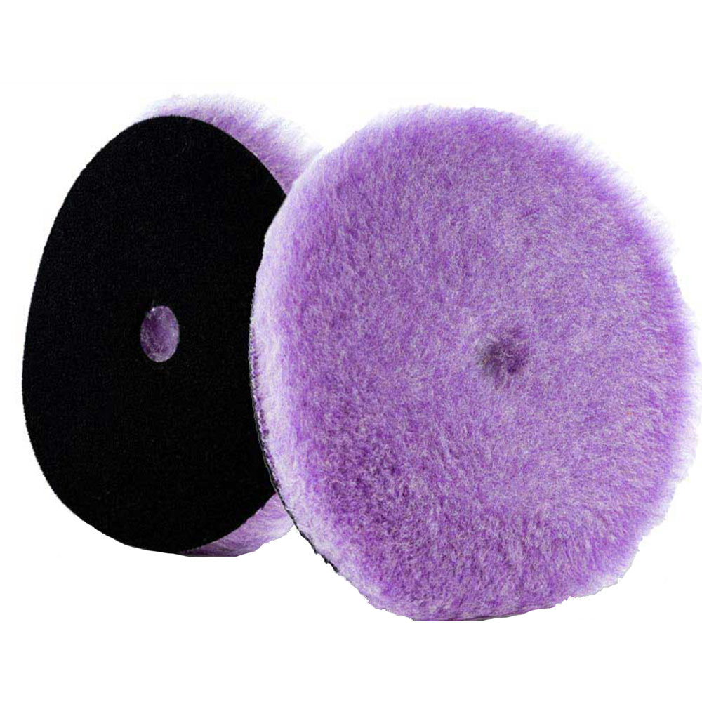 Lake Country Purple Foamed Wool Buffing/Polishing Pad 5.5″ x .75″ [58-3255-1-LC]