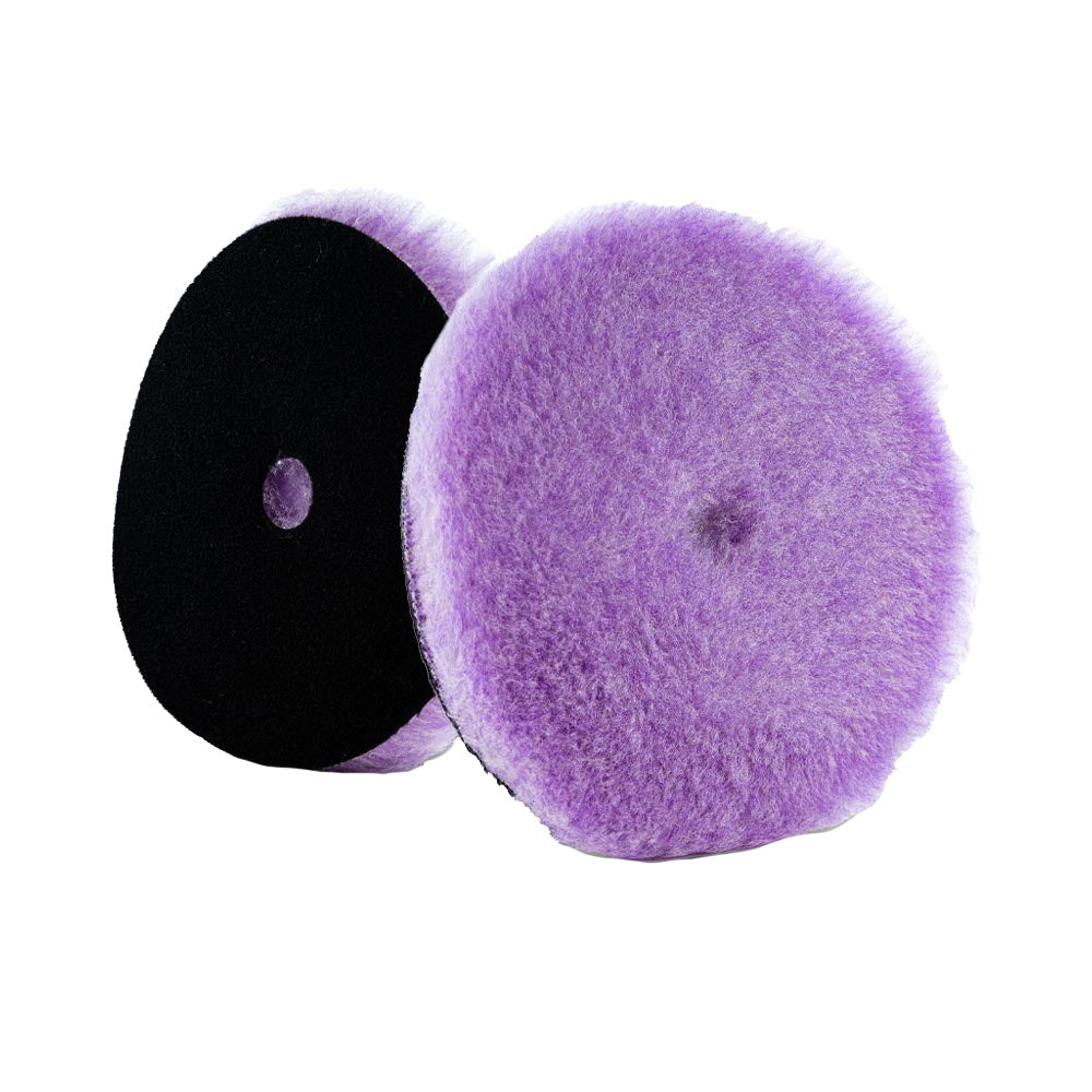 Lake Country Purple Foamed Wool Buffing/Polishing Pad 6.5″ x .75″ [58-3265-LC]