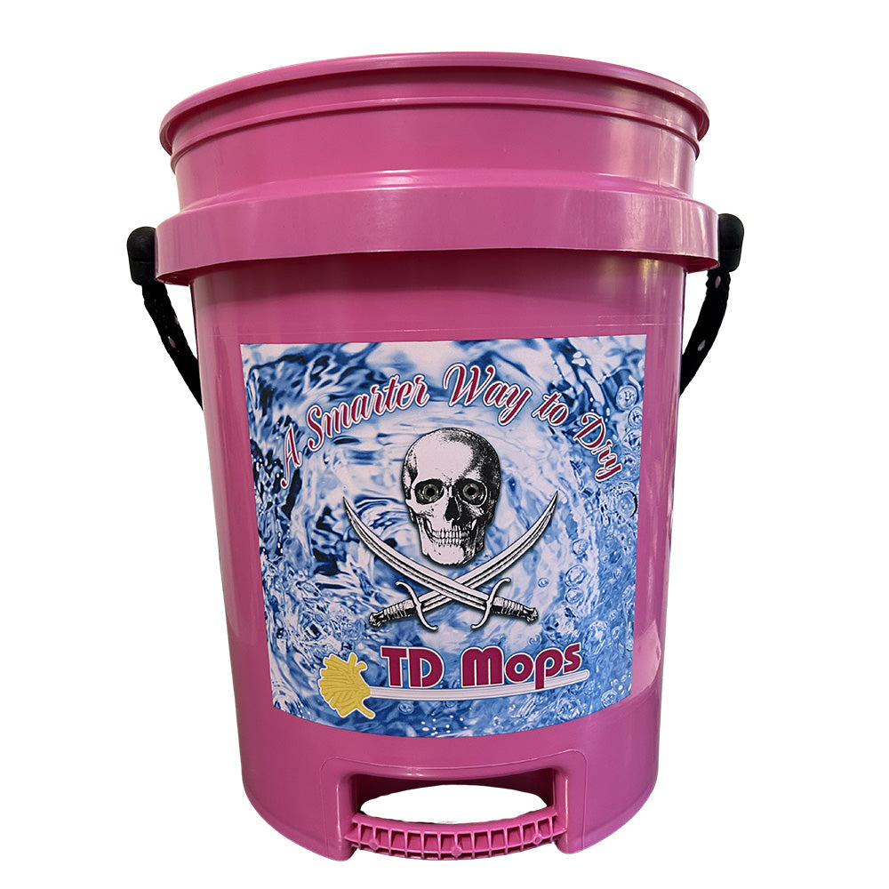TD Mop TD Grip Bucket – Pink – 5 Gallon [PINKGRIP]
