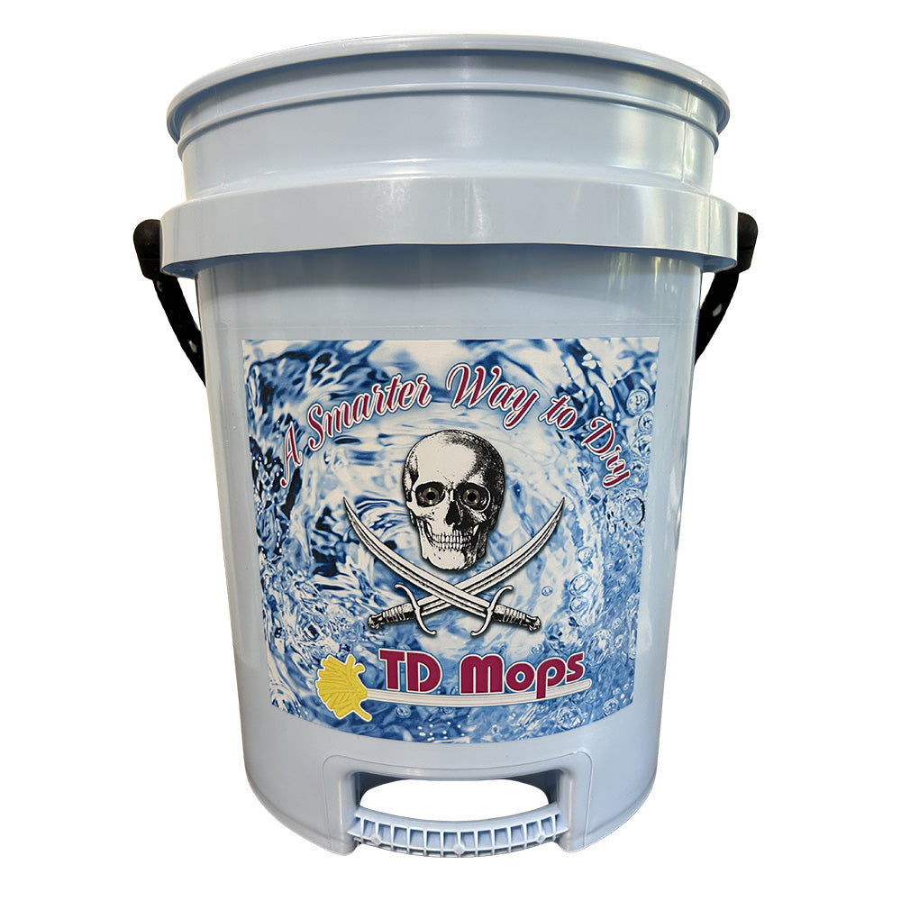 TD Mop TD Grip Bucket – Light Blue – 5 Gallon [BLUEGRIP]