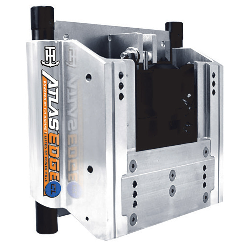 T-H Marine ATLAS EDGE 4″ Set Back Hydraulic Jack Plate – Standard – Polished [AHJE-4V-DP]