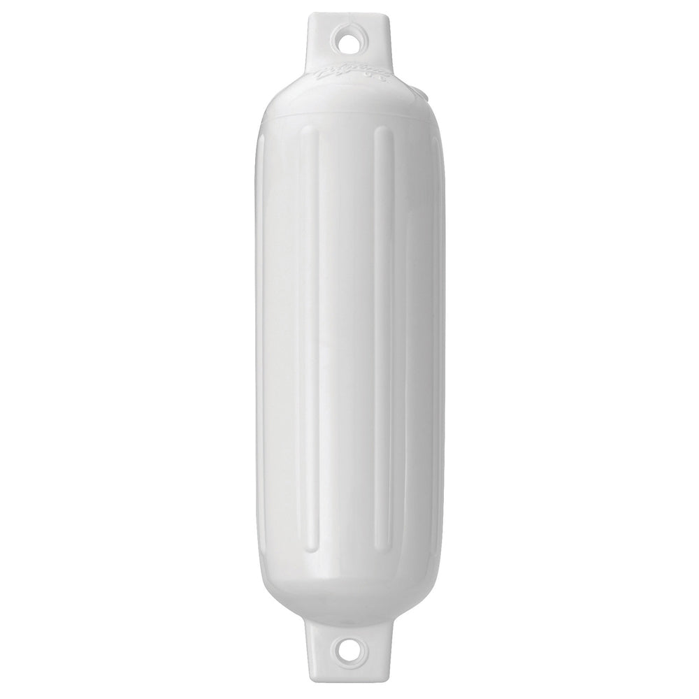 Polyform G-1 Twin Eye Fender 3.5″ x 12.8″ – White [G-1 WHITE]