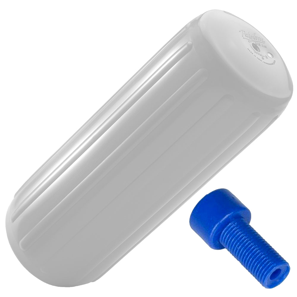 Polyform HTM-3 Fender 10.5″ x 27″ – White w/Adapter [HTM-3 WHITE W/AIR ADAPTER]