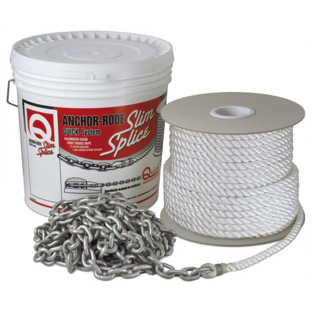 Quick Anchor Rode 15′ of 7mm Chain and 300′ of 1/2″ Rope [FVC070312130Q00]