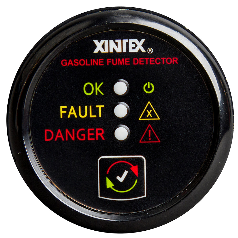 Fireboy-Xintex Gasoline Fume Detector – Black Bezel – 12/24V  [G-1B-R]