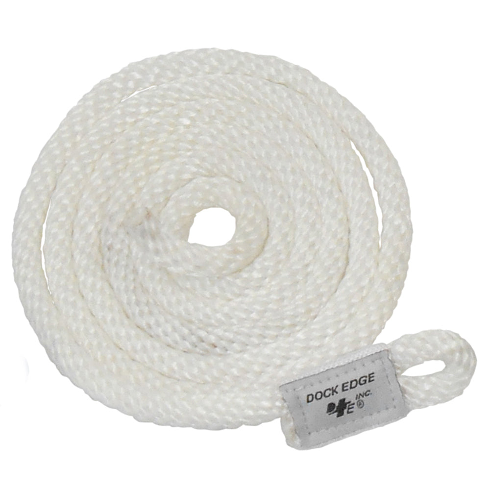 Dock Edge Fender Line – 3/8″ x 5′ – White – 2-Pack [DE91561F]