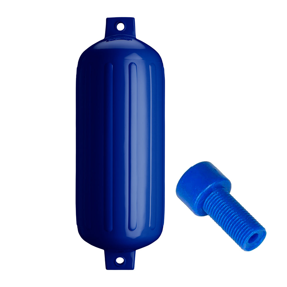 Polyform G-6 Twin Eye Fender 11″ x 30″ – Cobalt Blue w/Adapter [G-6 COBALT BLUE W/AIR ADAPTER]