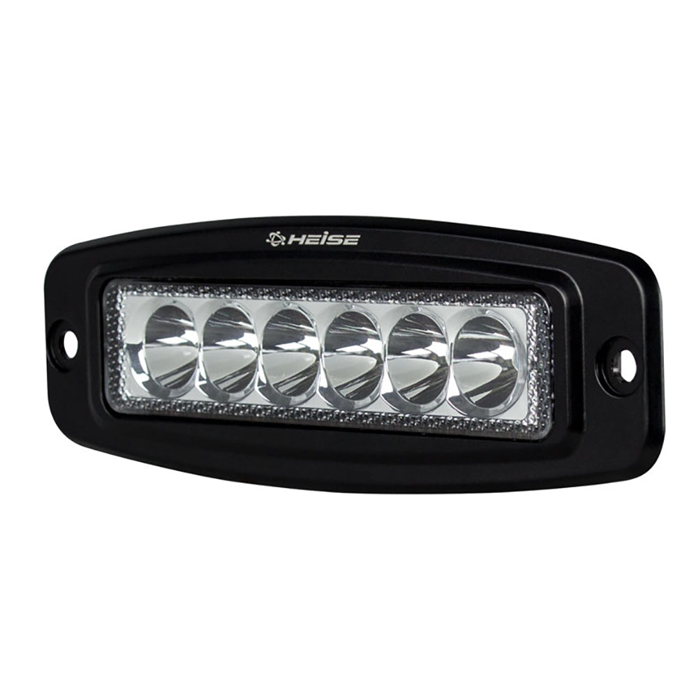 HEISE 6 LED Single Row Driving Light – Flush Mount [HE-FMDL1]