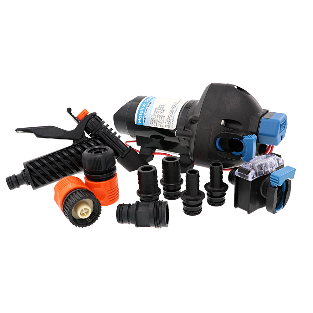 Jabsco HotShot 3 Washdown Pump – 12V – 3 GPM – 50 PSI [32305-5012-3A]