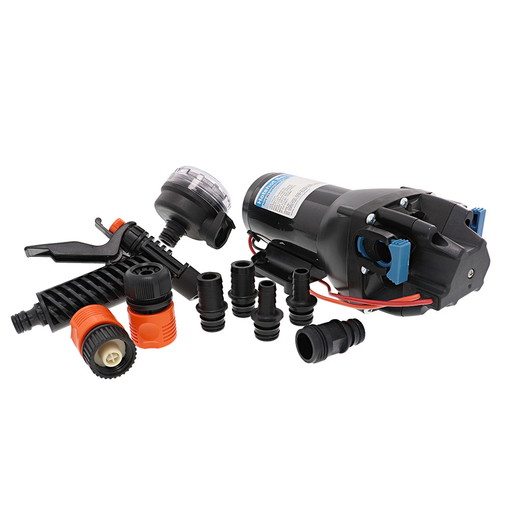 Jabsco HotShot HD4 Heavy Duty Washdown Pump – 12V – 4 GPM – 60 PSI [Q401J-118N-3A]