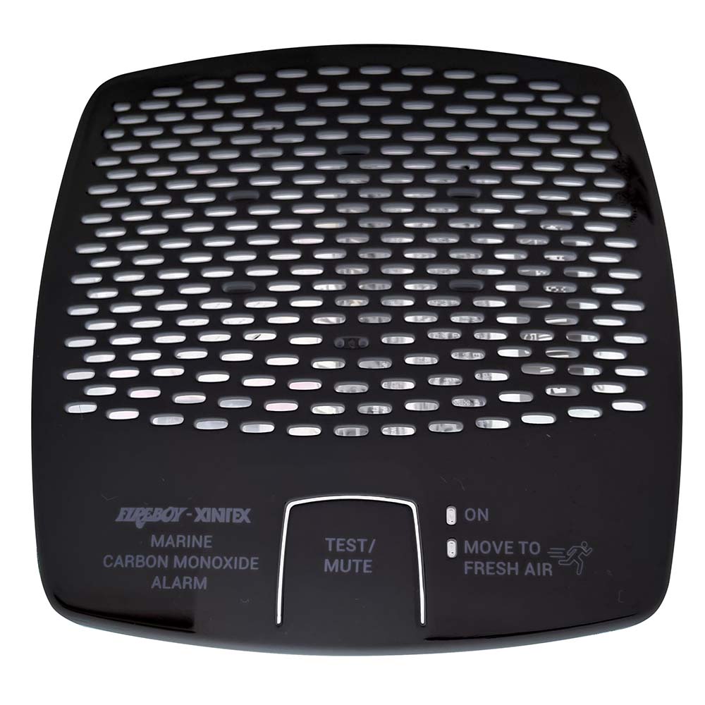Fireboy-Xintex CO Alarm 12/24V DC – Black [CMD6-MD-BR]