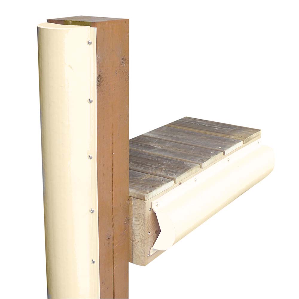 Dock Edge Piling Bumper – One End Capped – 6 – Beige [DE1020SF]