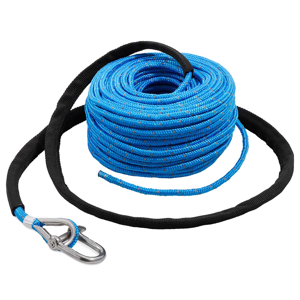 TRAC Outdoors Anchor Rope – 3/16″ x 100 w/SS Shackle [69080]