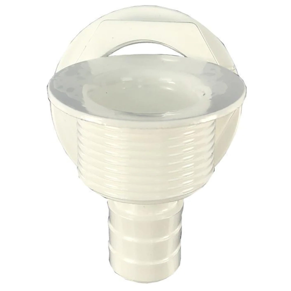 T-H Marine Straight Barbed All-Purpose Drain – White [APD-2-DP]