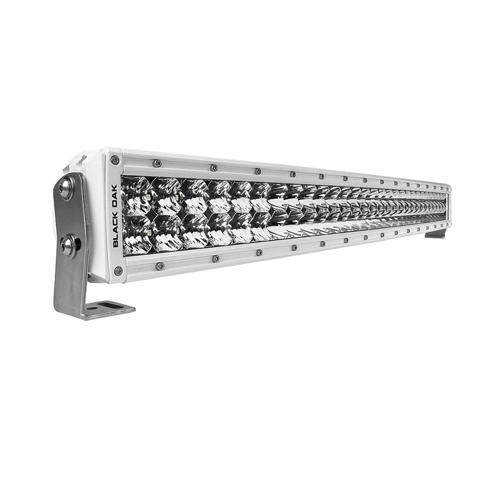 Black Oak Pro Series 3.0 Curved Double Row 30″ LED Light Bar – Combo Optics – White Housing [30CCM-D5OS]