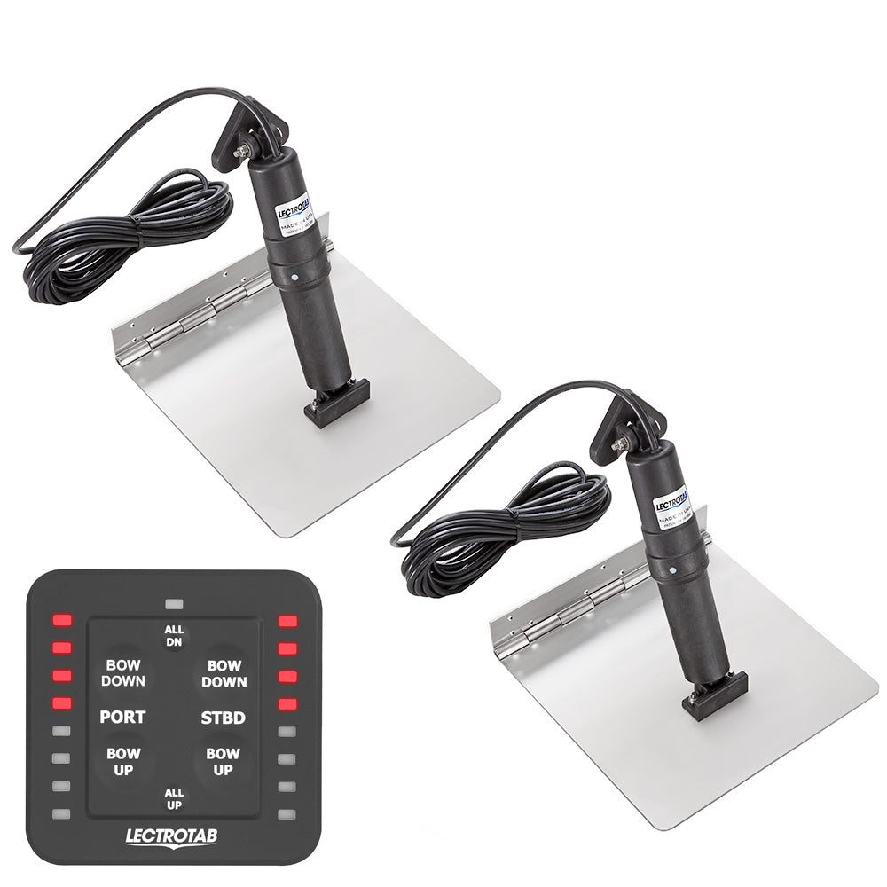Lectrotab XKA Stainless Steel Trim Tab Kit w/One-Touch Control – 9 x 18 [XKASL9X18]