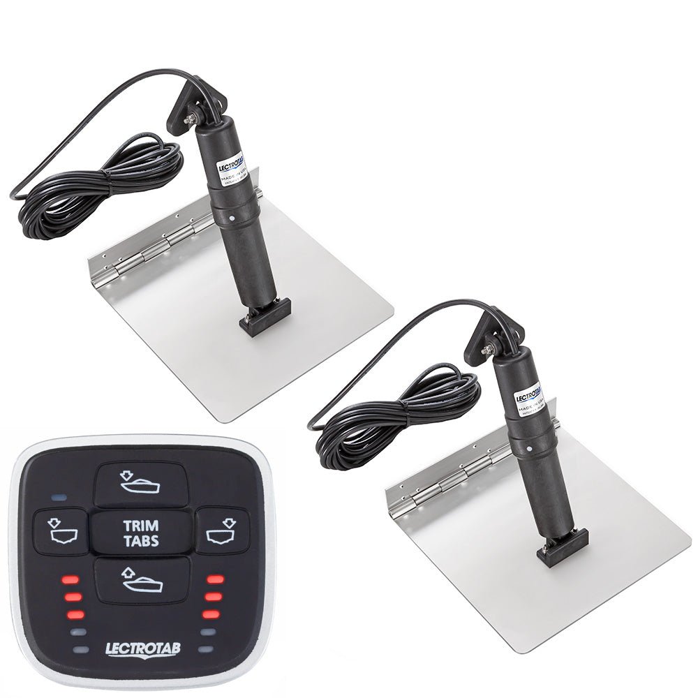 Lectrotab XKA Stainless Steel Trim Tab Kit w/MLC-1 Control – 12 x 18 [XKASML12X18]