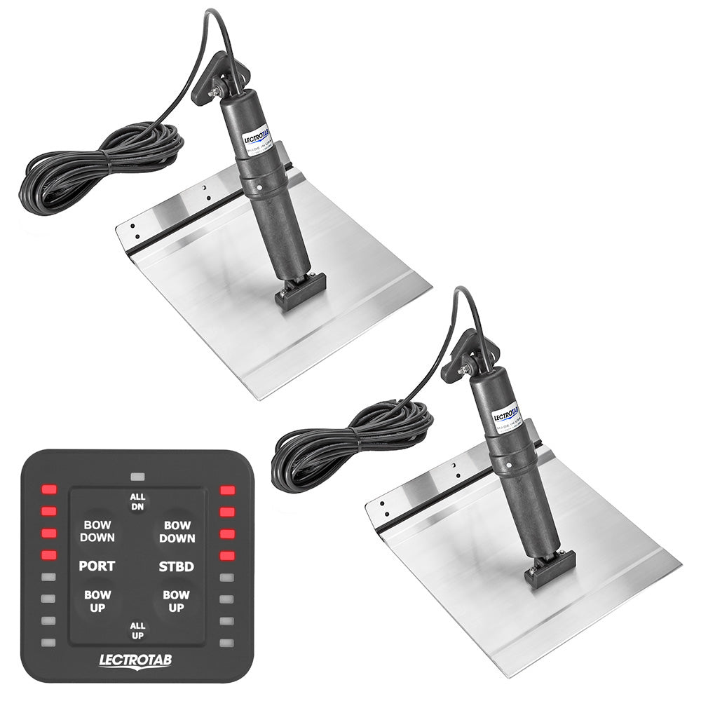 Lectrotab XKA Aluminum Alloy Trim Tab Kit w/One-Touch Control – 9 x 24 [XKASL9X24A]