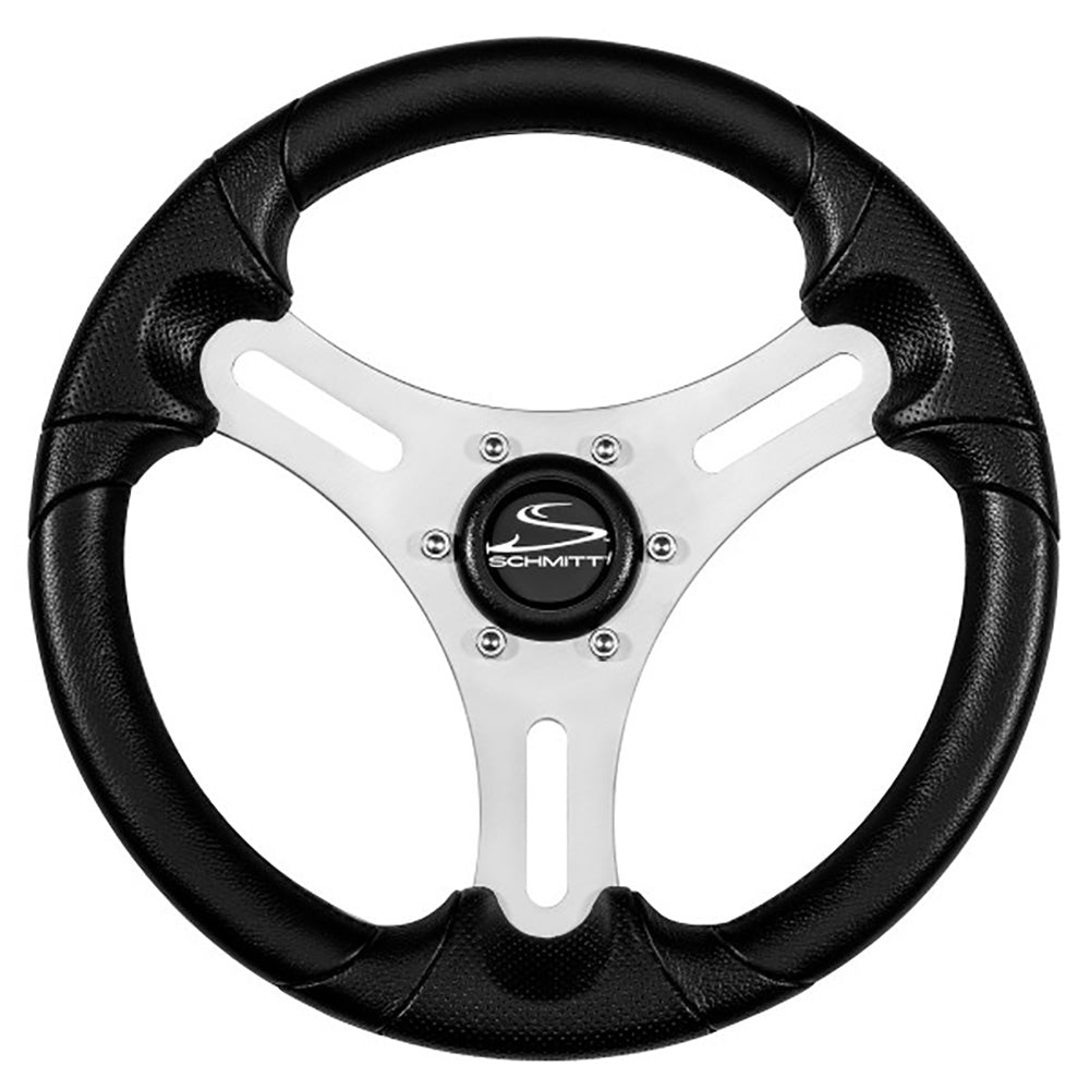 Schmitt Marine Torcello Lite 13″ Wheel – Black Polyurethane Wheel w/Silver Spokes  Black Cap- 3/4″ Tapered Shaft [PU063104-01R]